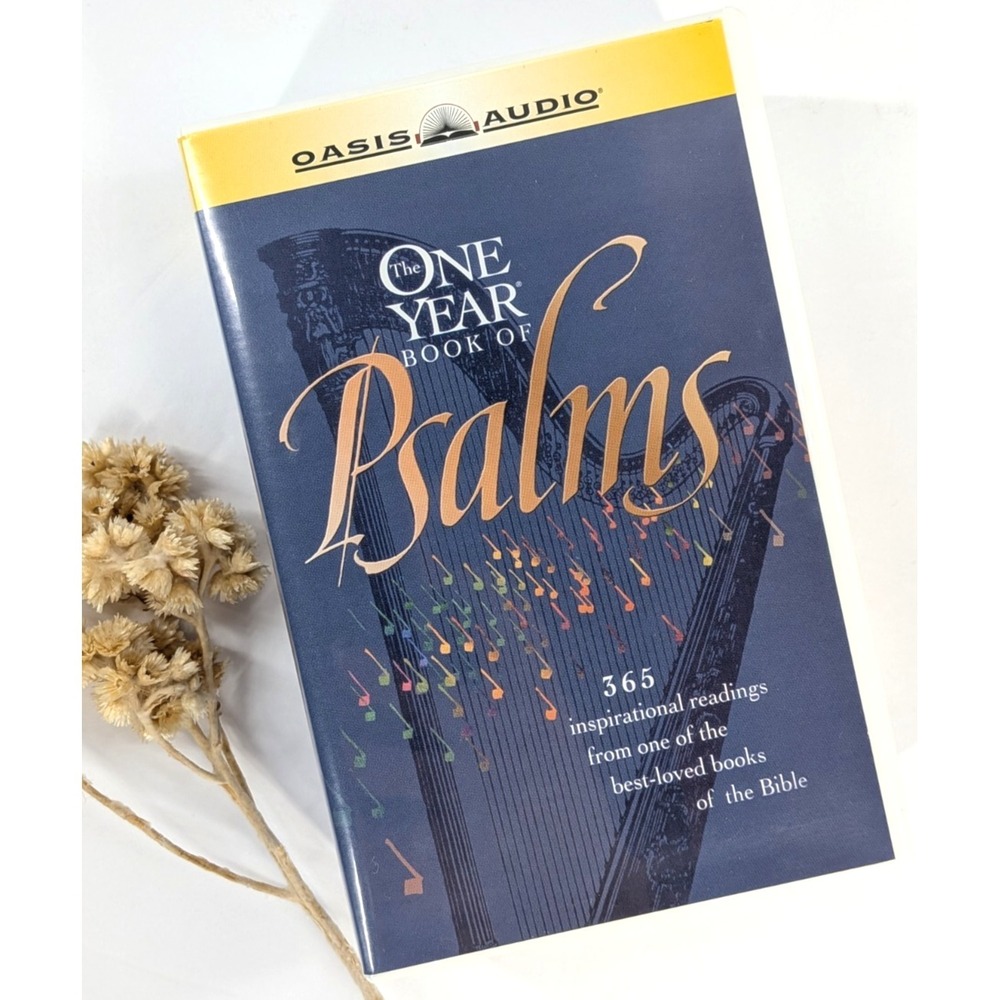 8 CASSETTE SET!✝️Oasis Audio One Year‎ Book of Psalms 365 Readings 2002 Tyndale